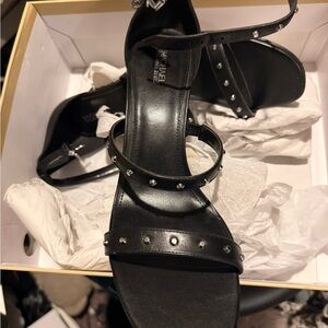 Michael Kors Black Studded Heels